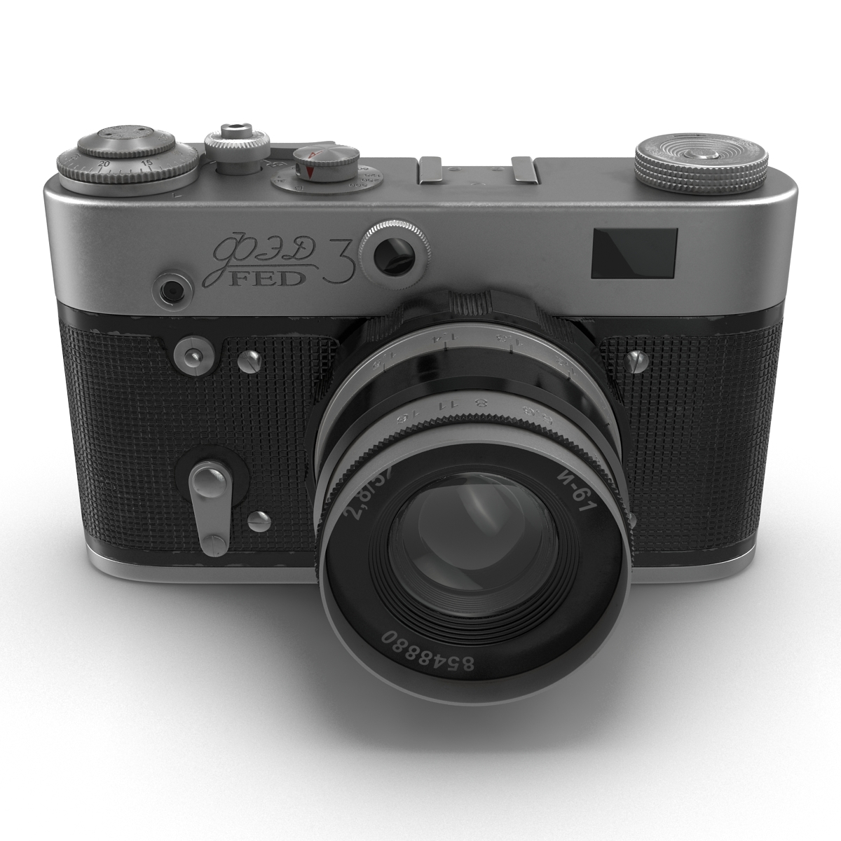 3D model Vintage Film Camera Fed 3