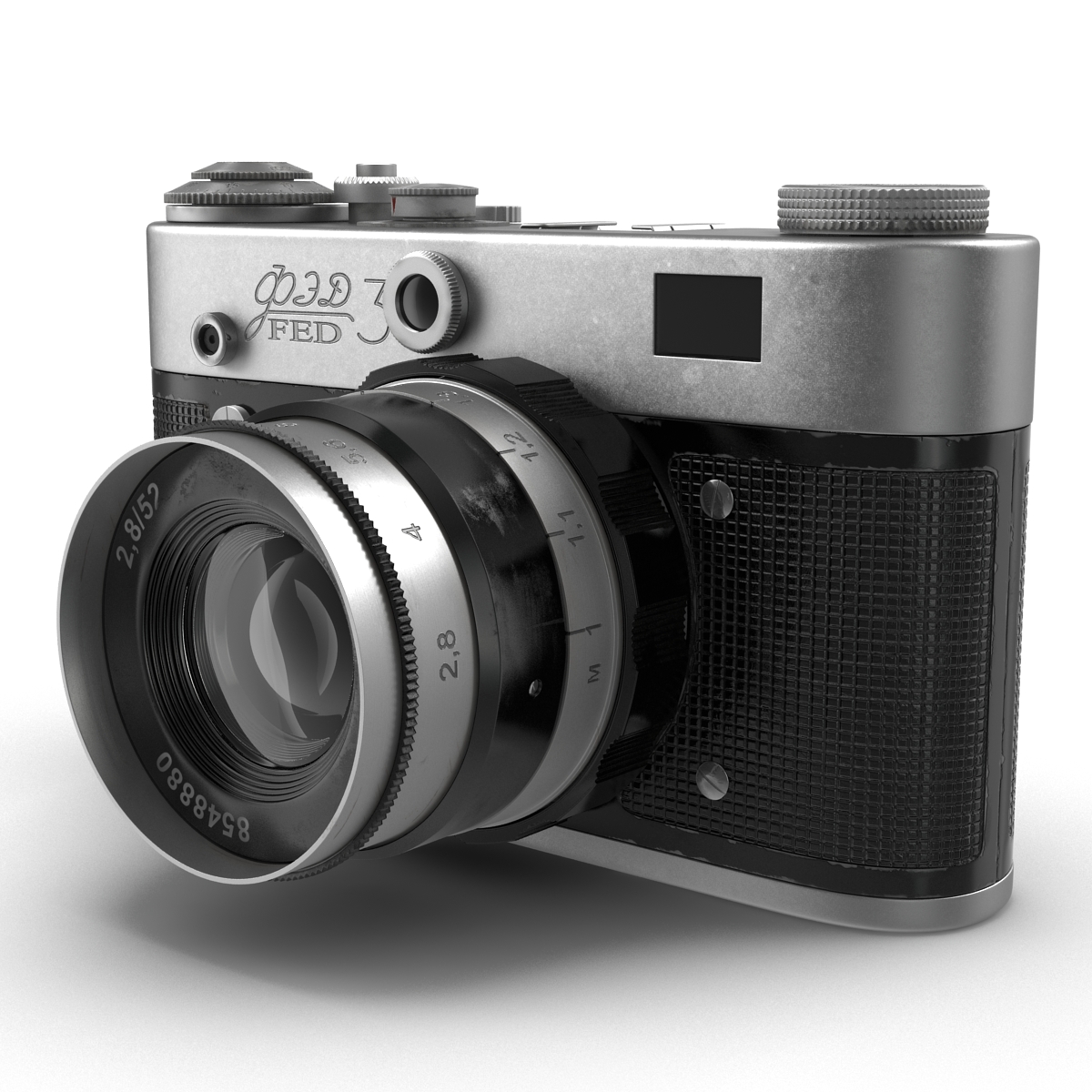 3D model Vintage Film Camera Fed 3