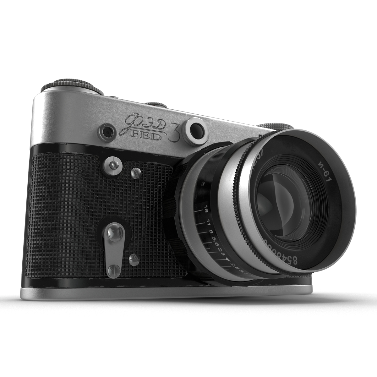 3D model Vintage Film Camera Fed 3