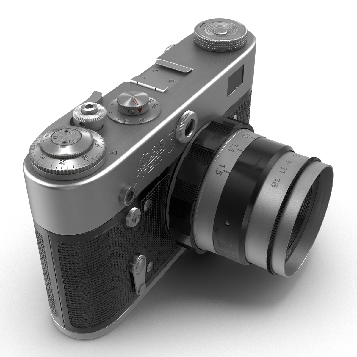 3D model Vintage Film Camera Fed 3