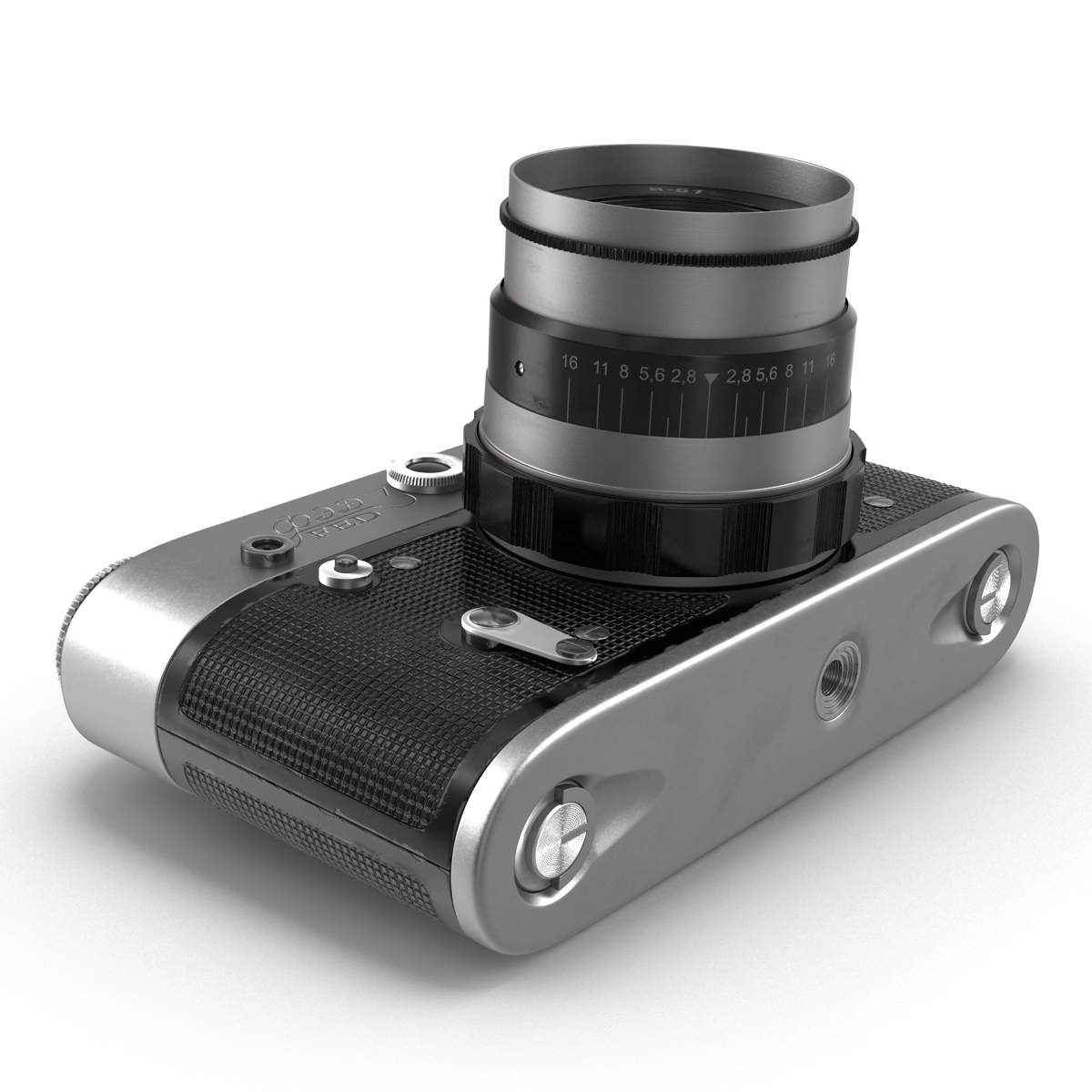 3D model Vintage Film Camera Fed 3