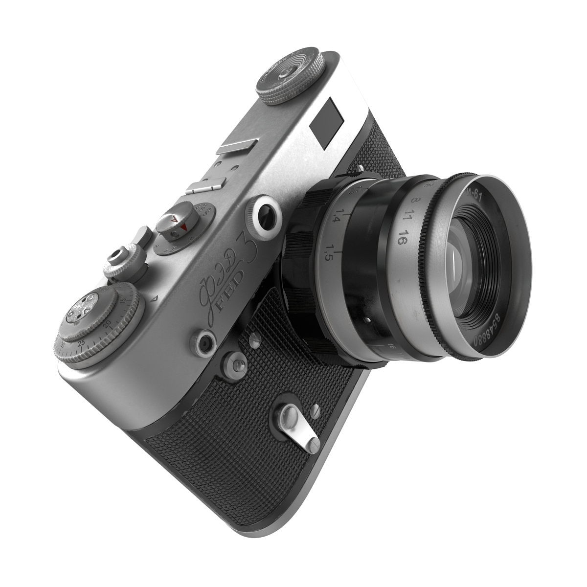 3D model Vintage Film Camera Fed 3