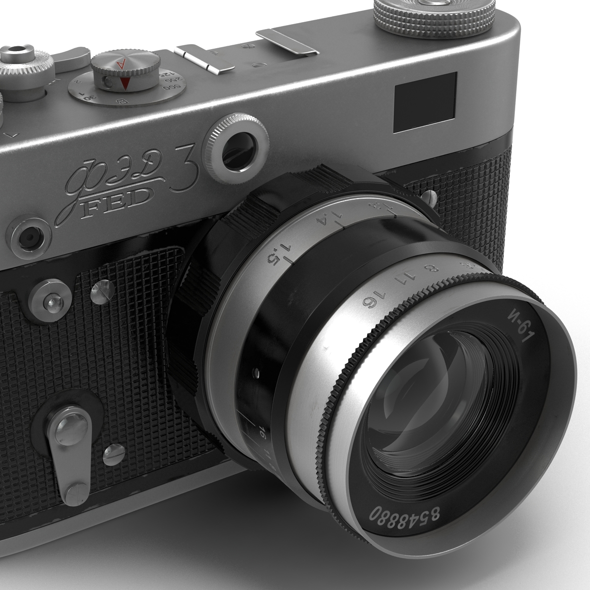 3D model Vintage Film Camera Fed 3