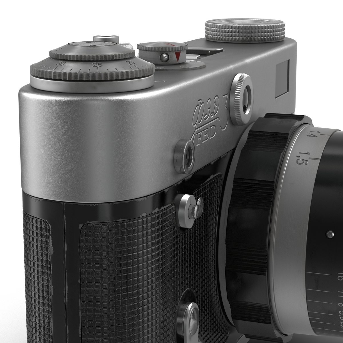 3D model Vintage Film Camera Fed 3
