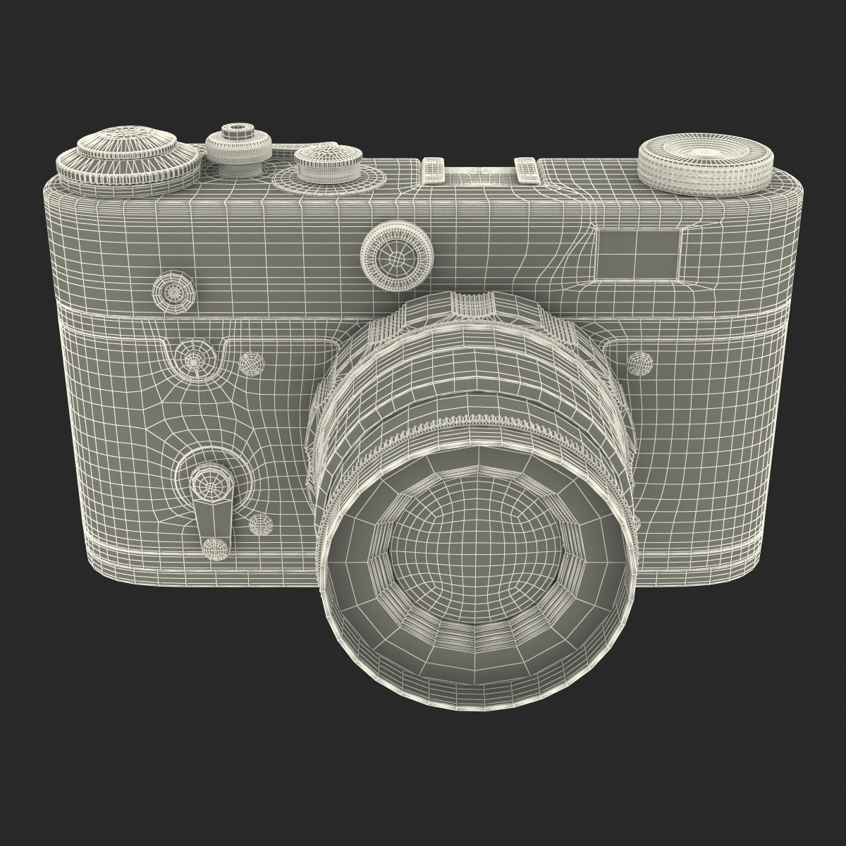 3D model Vintage Film Camera Fed 3