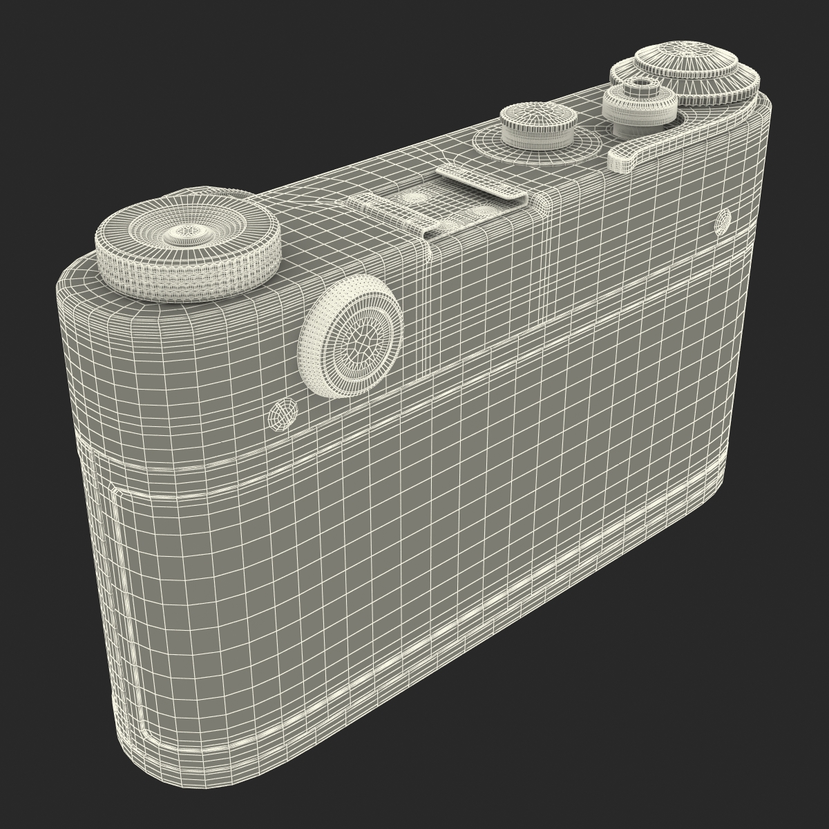 3D model Vintage Film Camera Fed 3