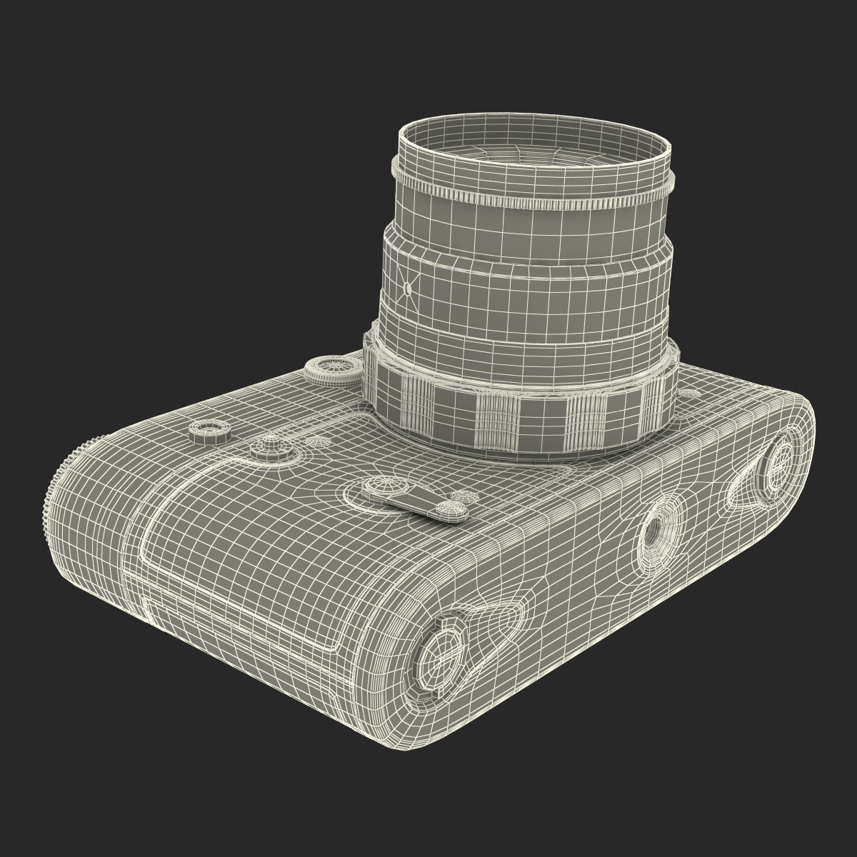 3D model Vintage Film Camera Fed 3