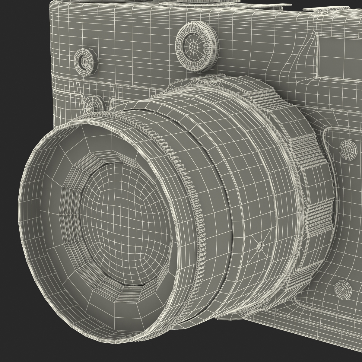 3D model Vintage Film Camera Fed 3