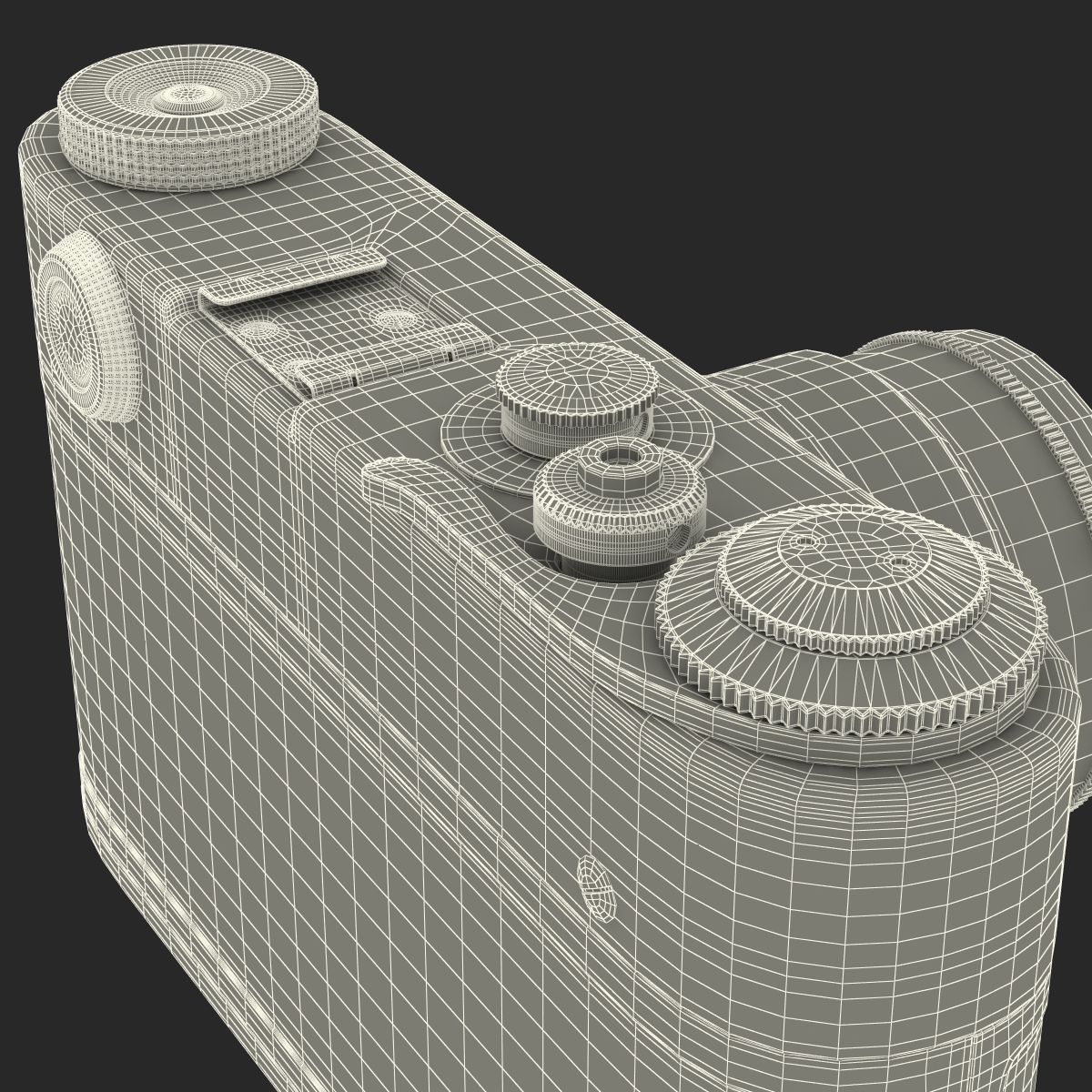 3D model Vintage Film Camera Fed 3