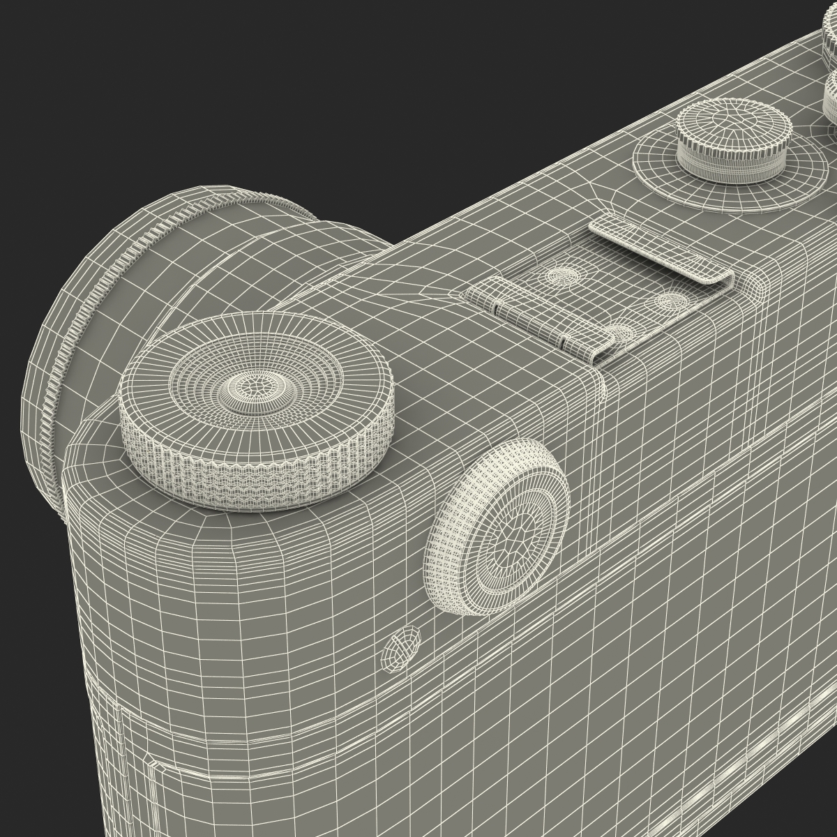 3D model Vintage Film Camera Fed 3