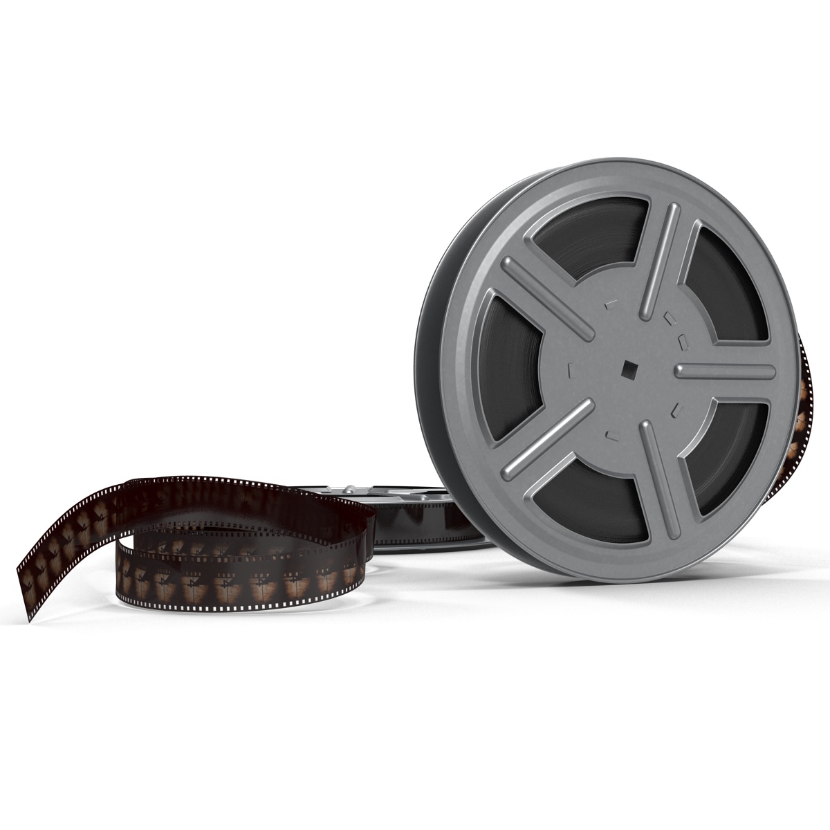 Video Film Reel Set 3D model