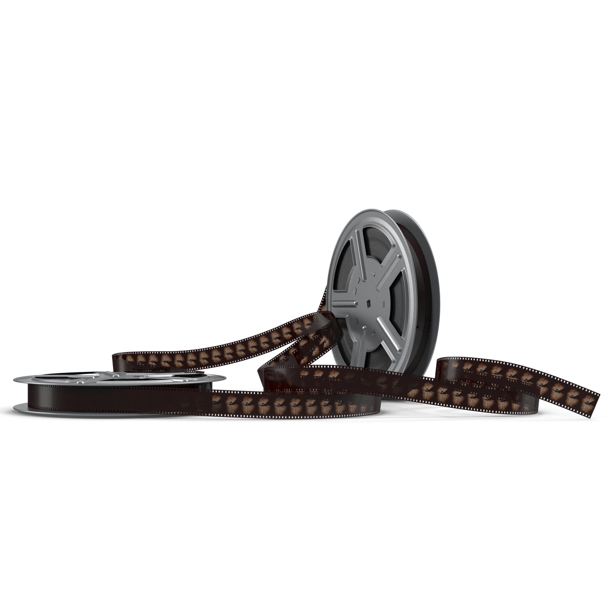 Video Film Reel Set 3D model