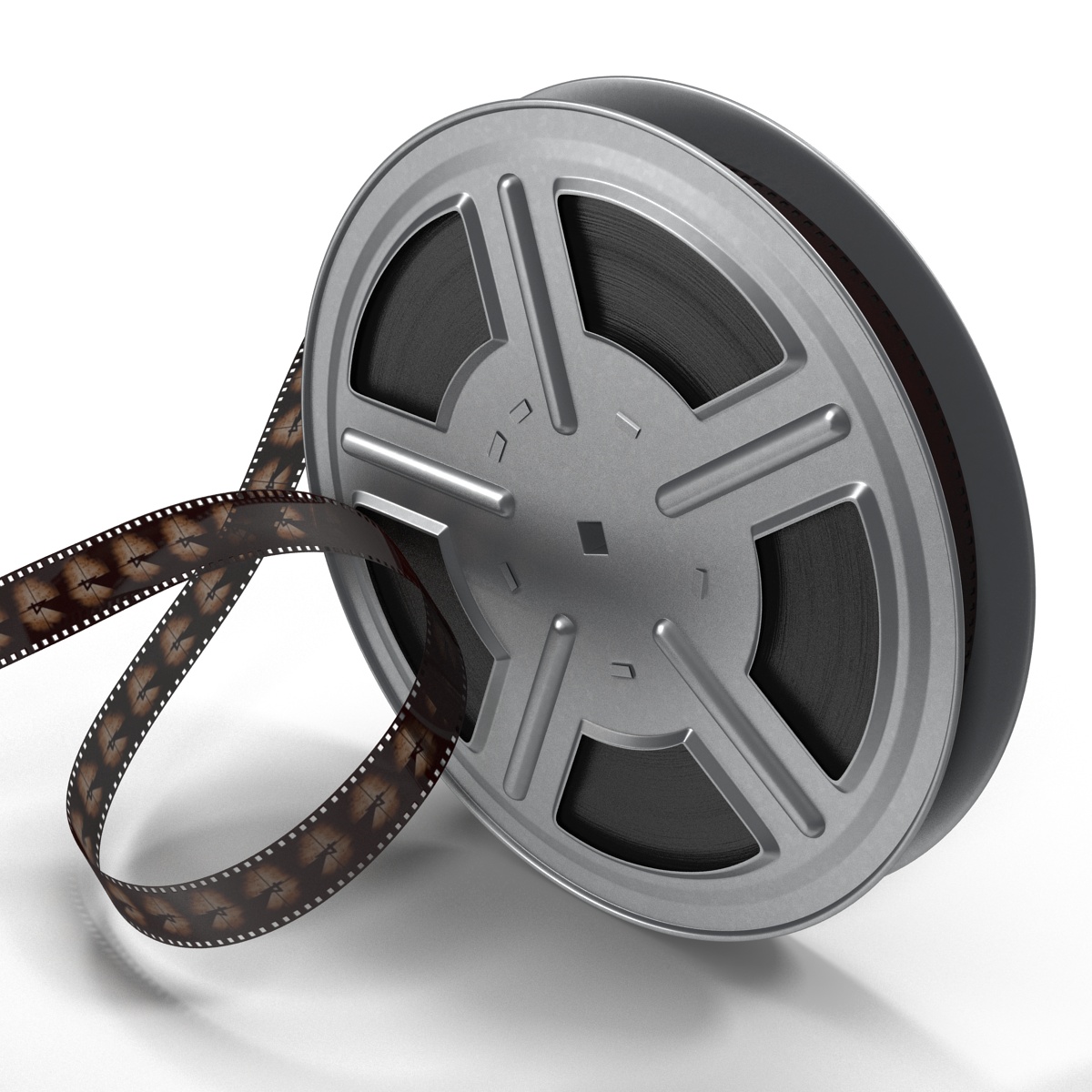 Video Film Reel Set 3D model