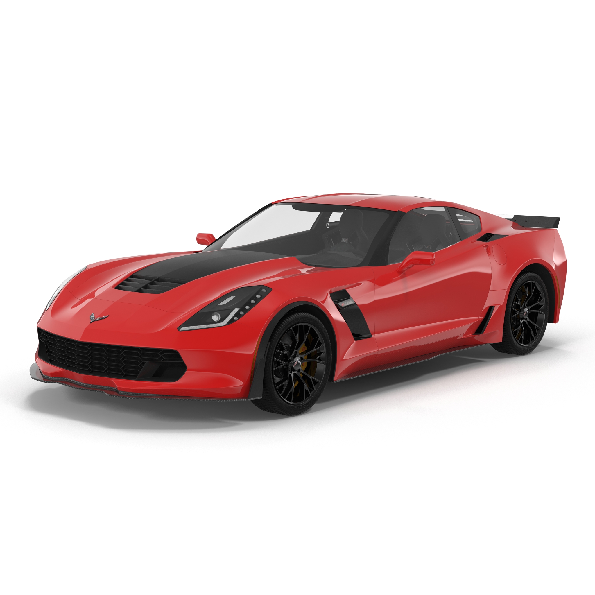 3D model Chevrolet Corvette 2015 Rigged