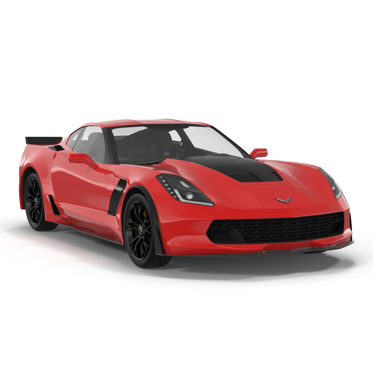 3D model Chevrolet Corvette 2015 Rigged