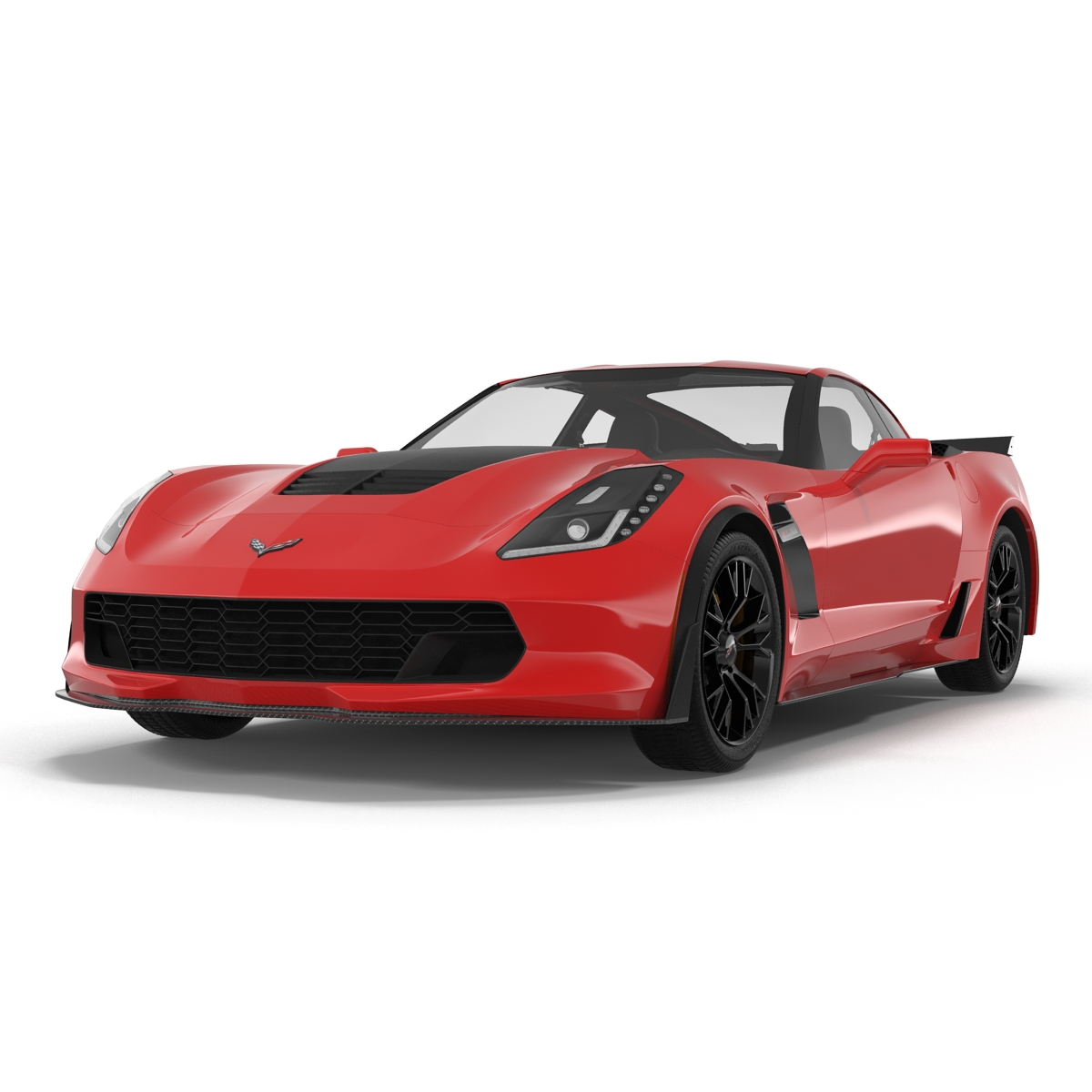 3D model Chevrolet Corvette 2015 Rigged