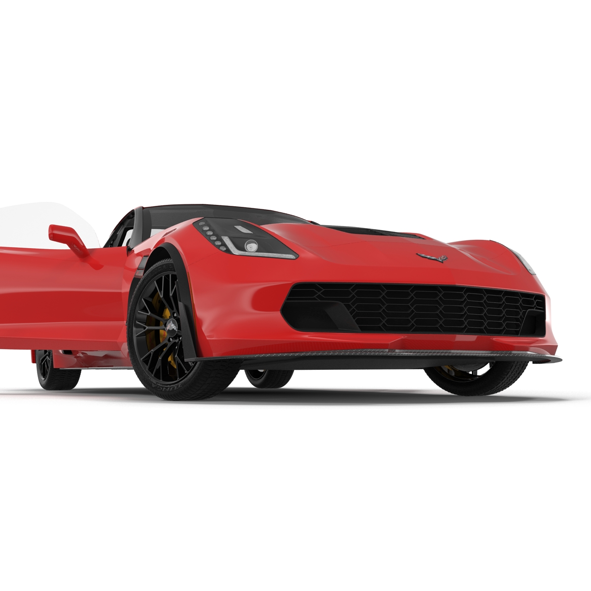 3D model Chevrolet Corvette 2015 Rigged