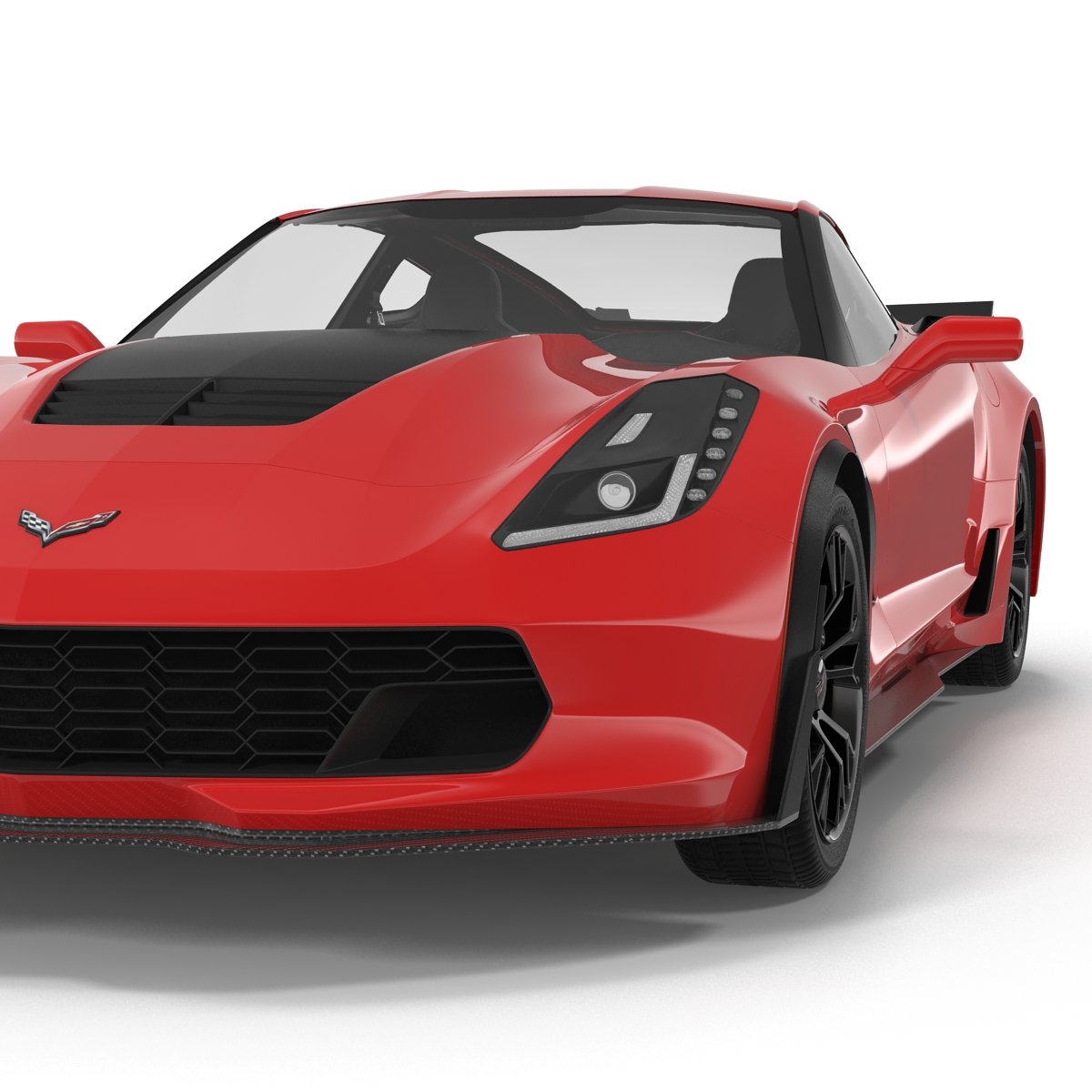 3D model Chevrolet Corvette 2015 Rigged