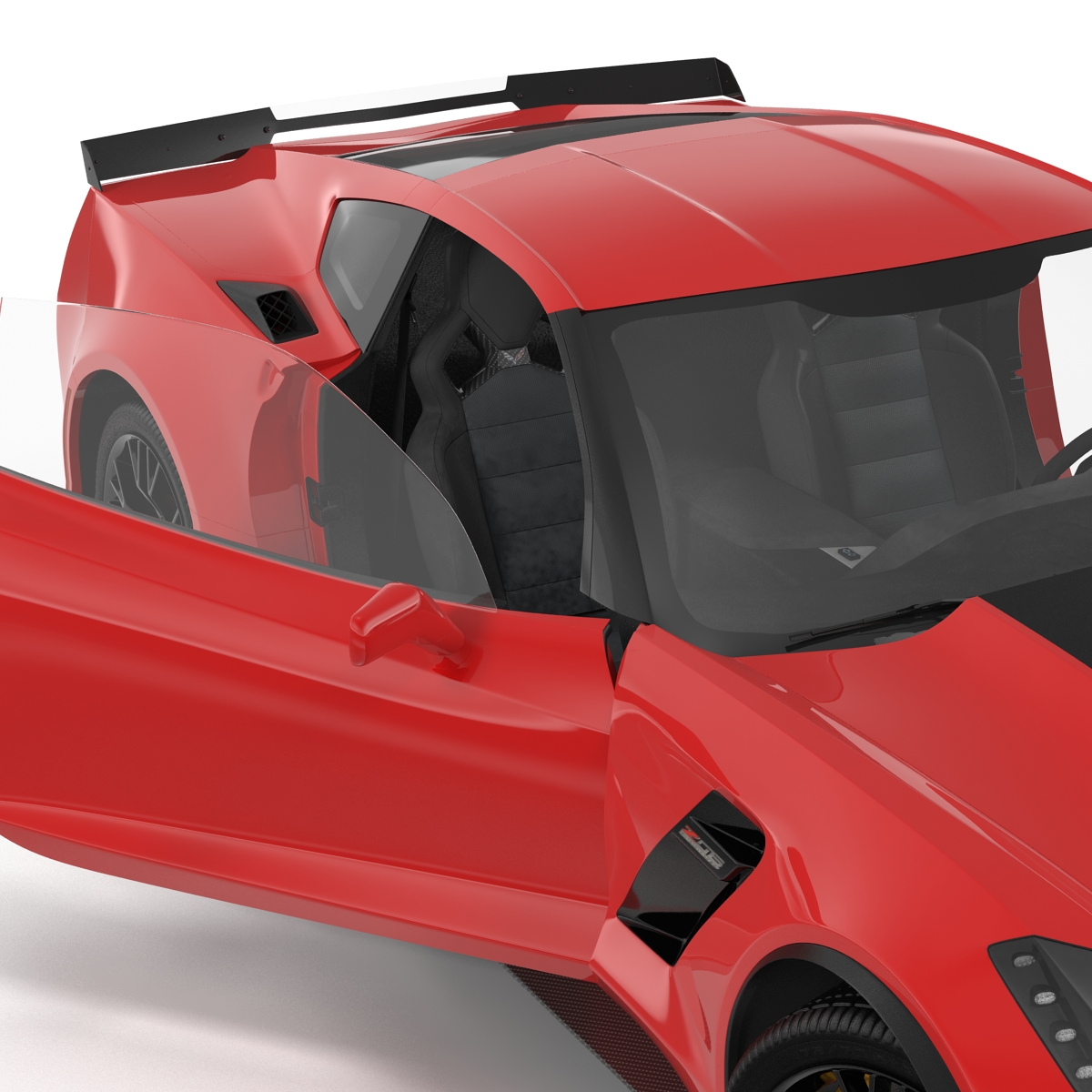 3D model Chevrolet Corvette 2015 Rigged