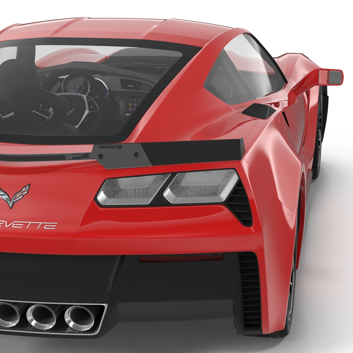 3D model Chevrolet Corvette 2015 Rigged