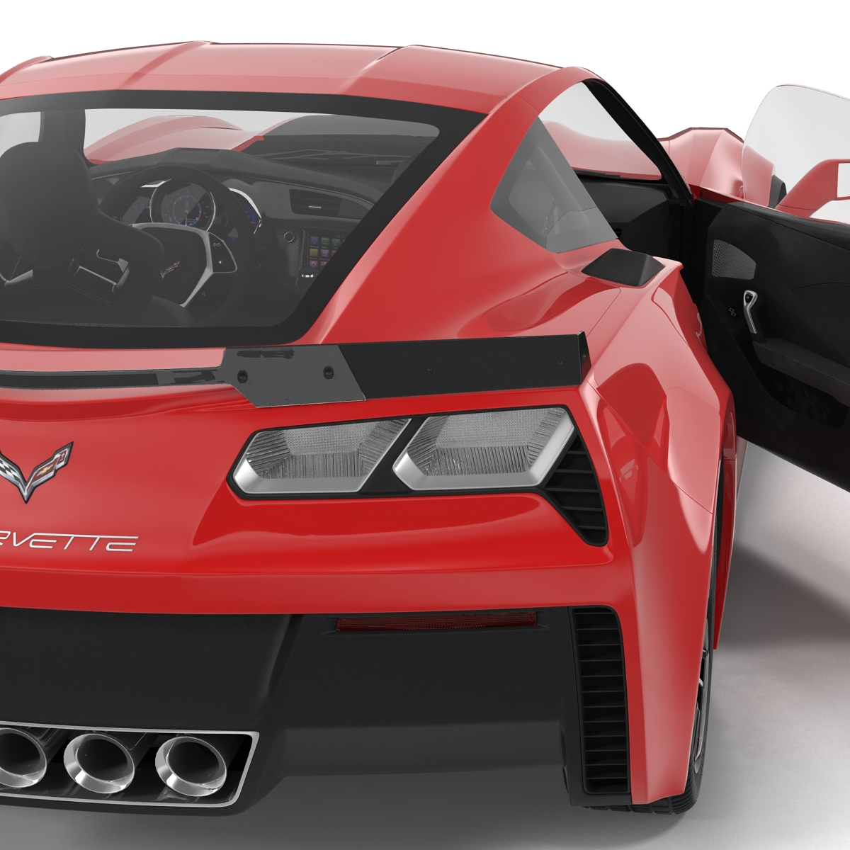 3D model Chevrolet Corvette 2015 Rigged