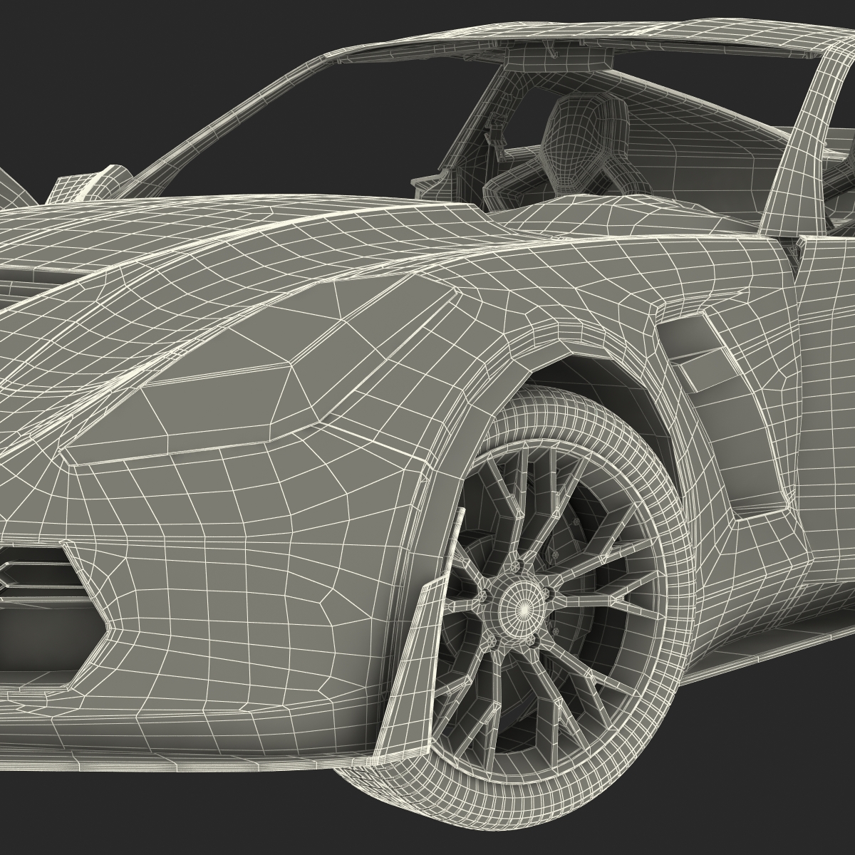 3D model Chevrolet Corvette 2015 Rigged