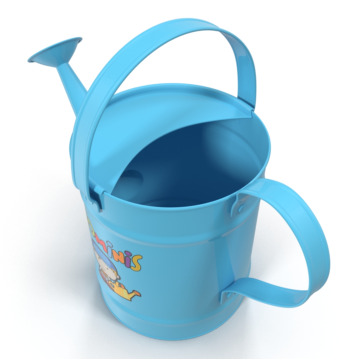 Kids Watering Can Blue 3D