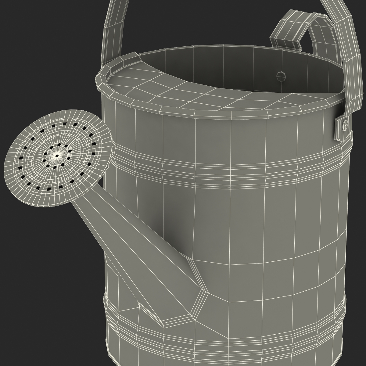 Kids Watering Can Blue 3D