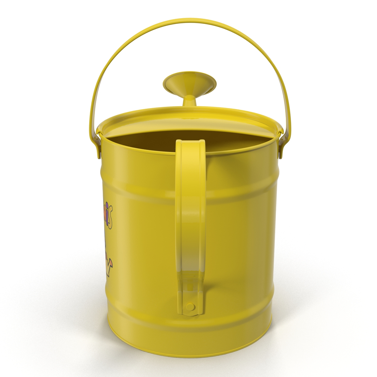 Kids Watering Can Yellow 3D model