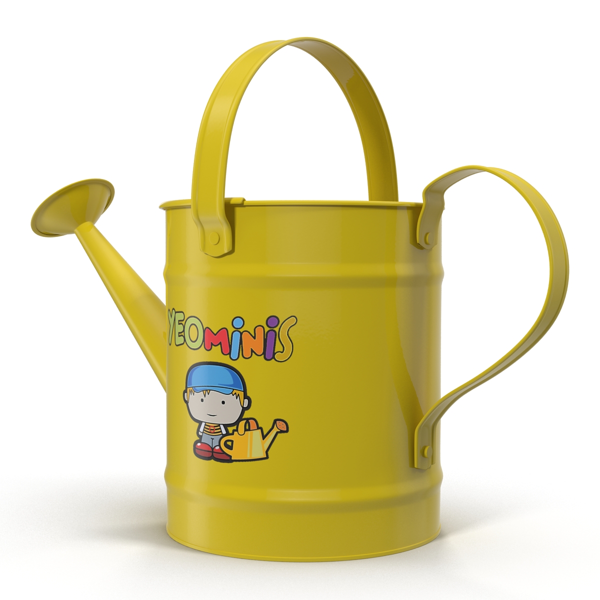 Kids Watering Can Yellow 3D model