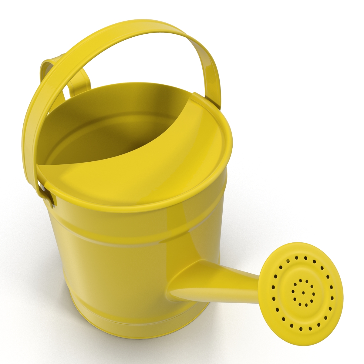 Kids Watering Can Yellow 3D model