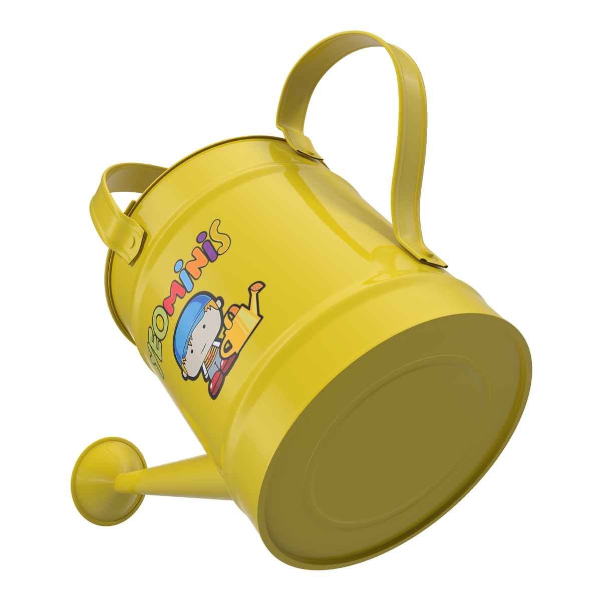 Kids Watering Can Yellow 3D model