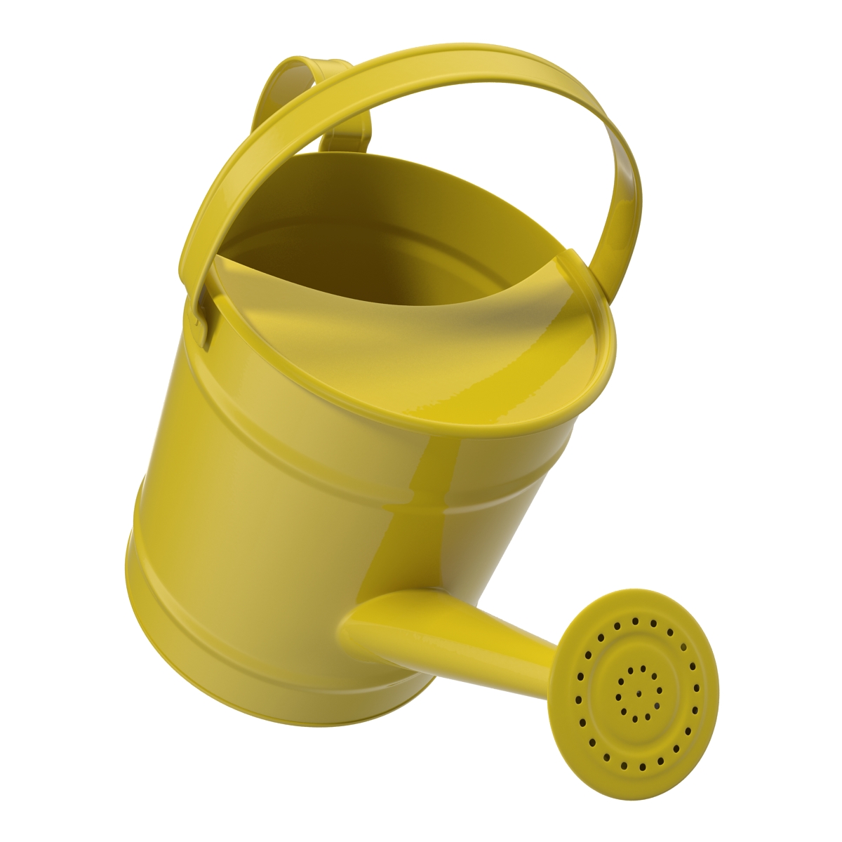 Kids Watering Can Yellow 3D model