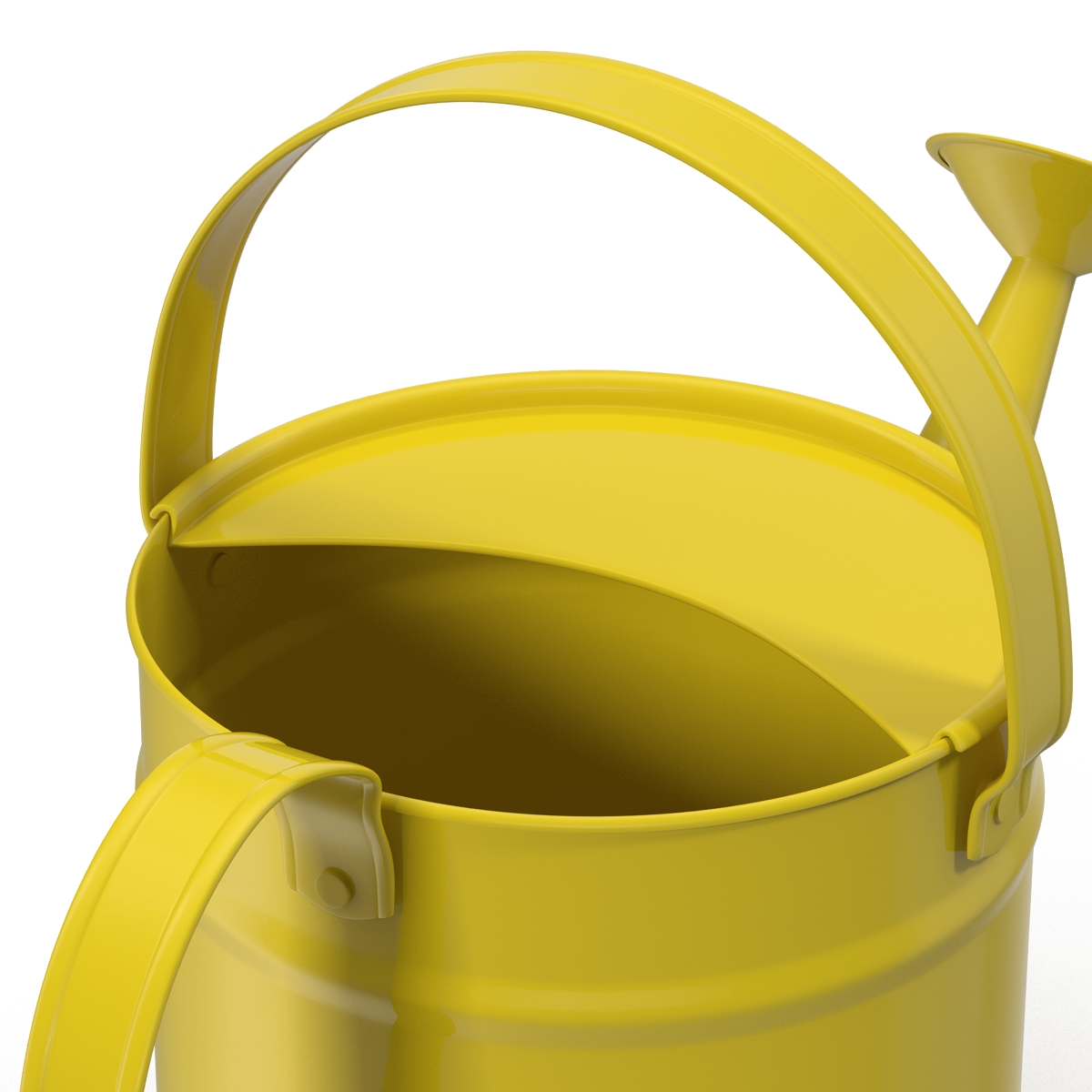 Kids Watering Can Yellow 3D model