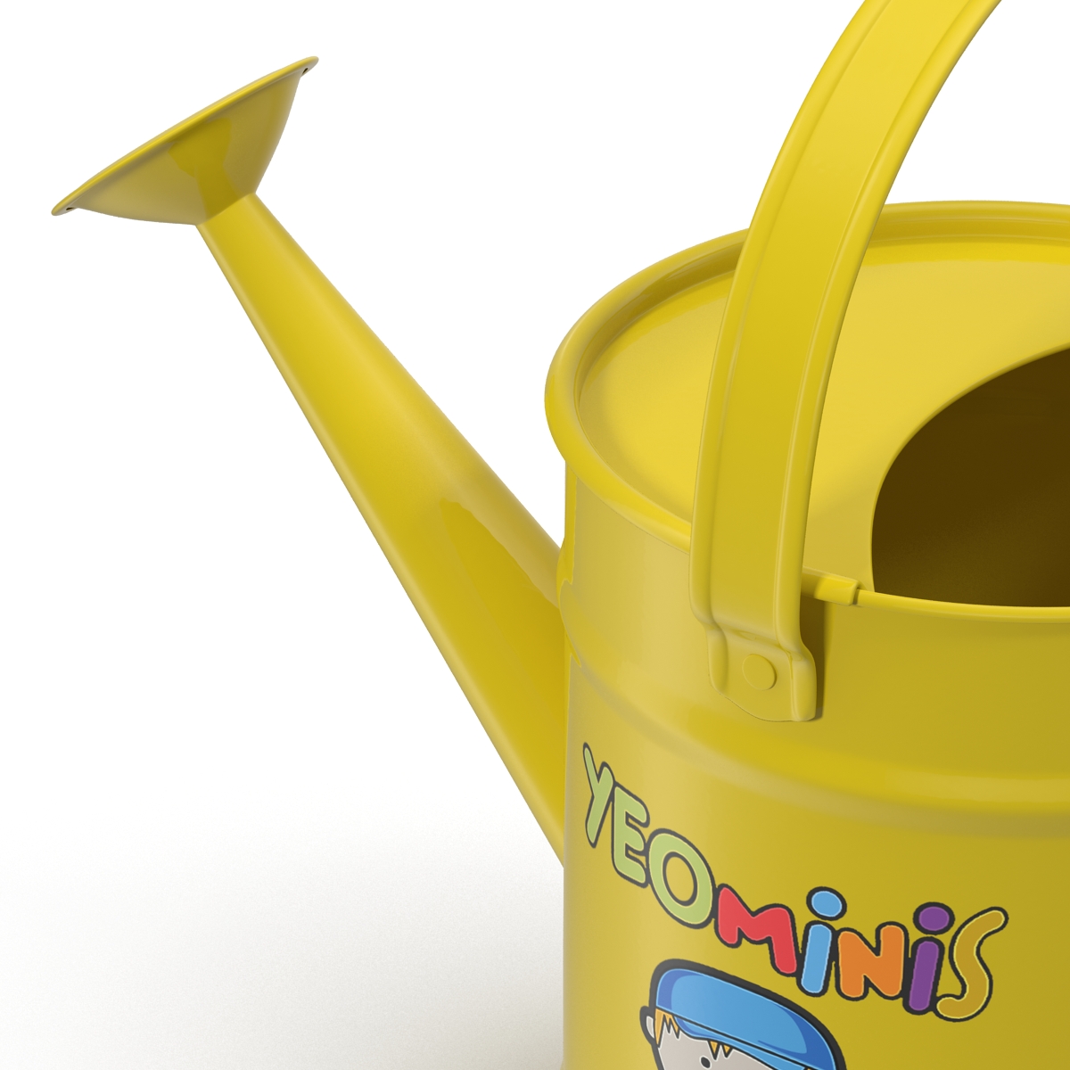 Kids Watering Can Yellow 3D model