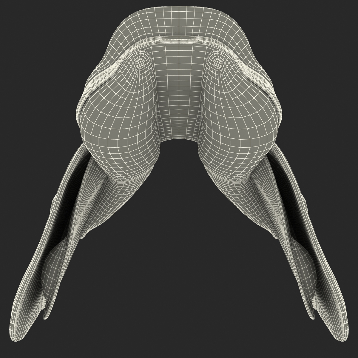 3D model Saddle 2