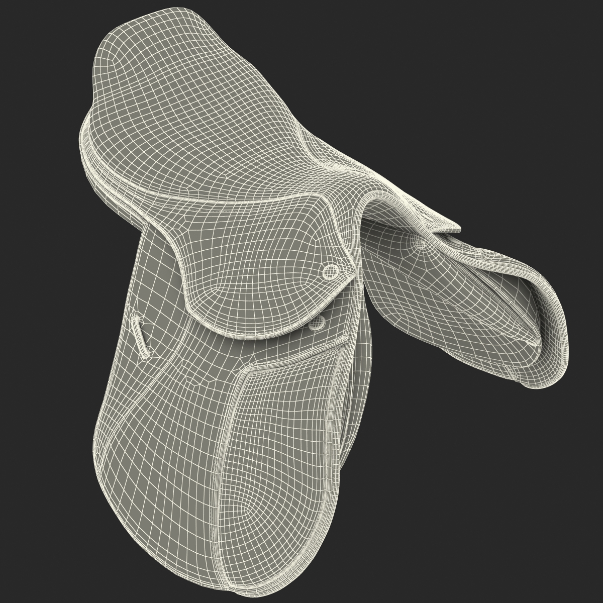 3D model Saddle 2