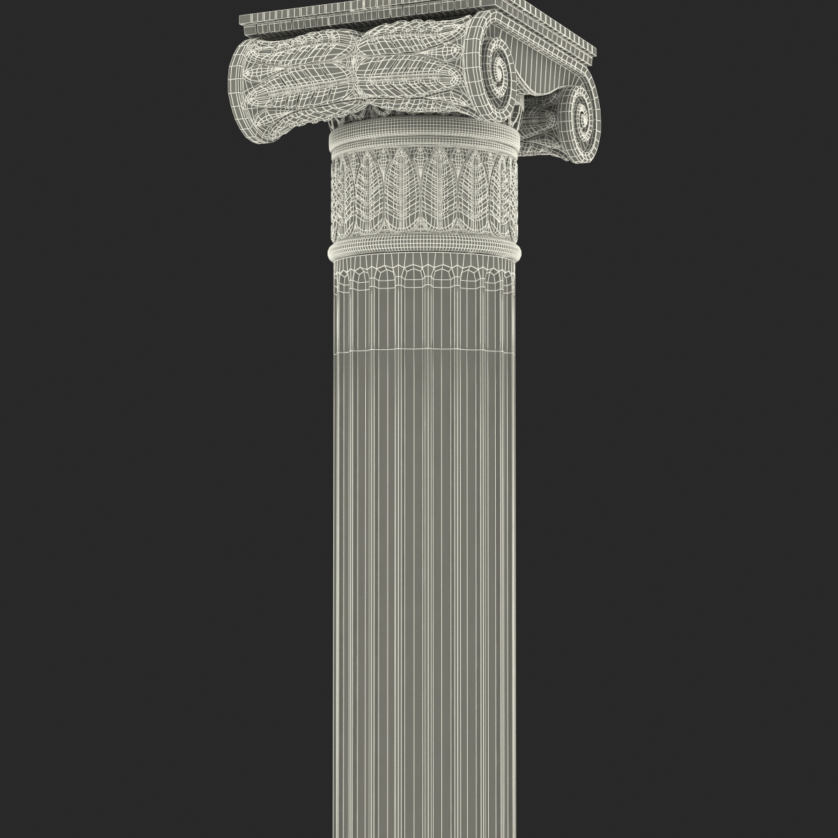 3D Ionic Order Column model