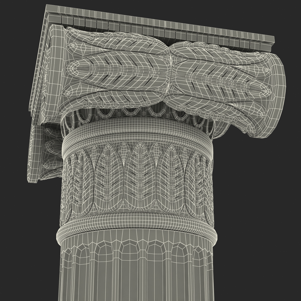 3D Ionic Order Column model