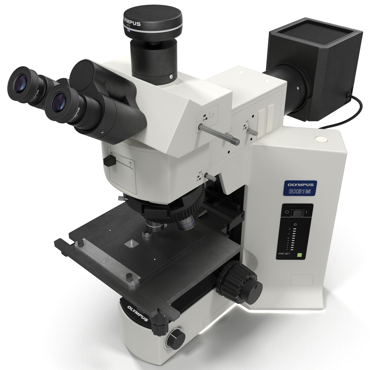 Microscope OLYMPUS BX51M 3D model