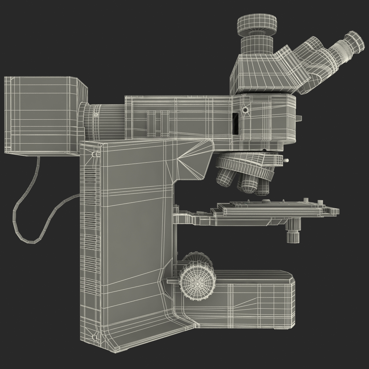 Microscope OLYMPUS BX51M 3D model