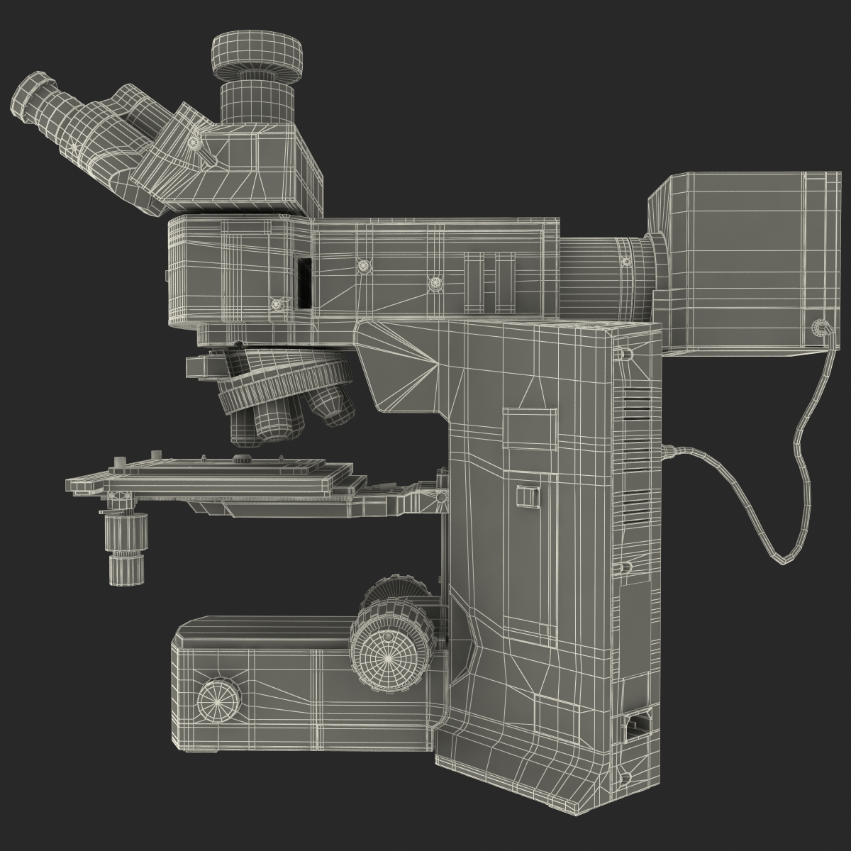 Microscope OLYMPUS BX51M 3D model