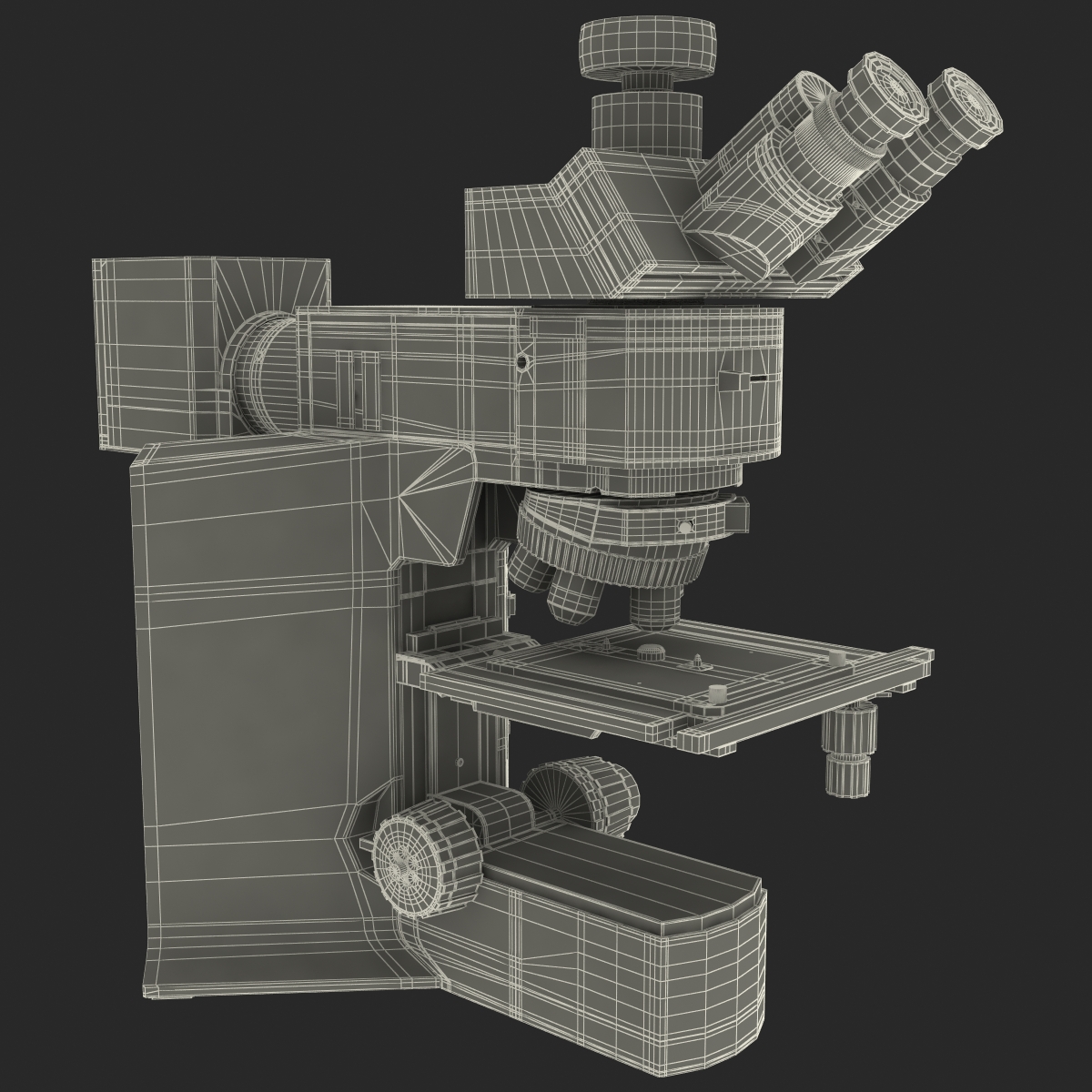 Microscope OLYMPUS BX51M 3D model