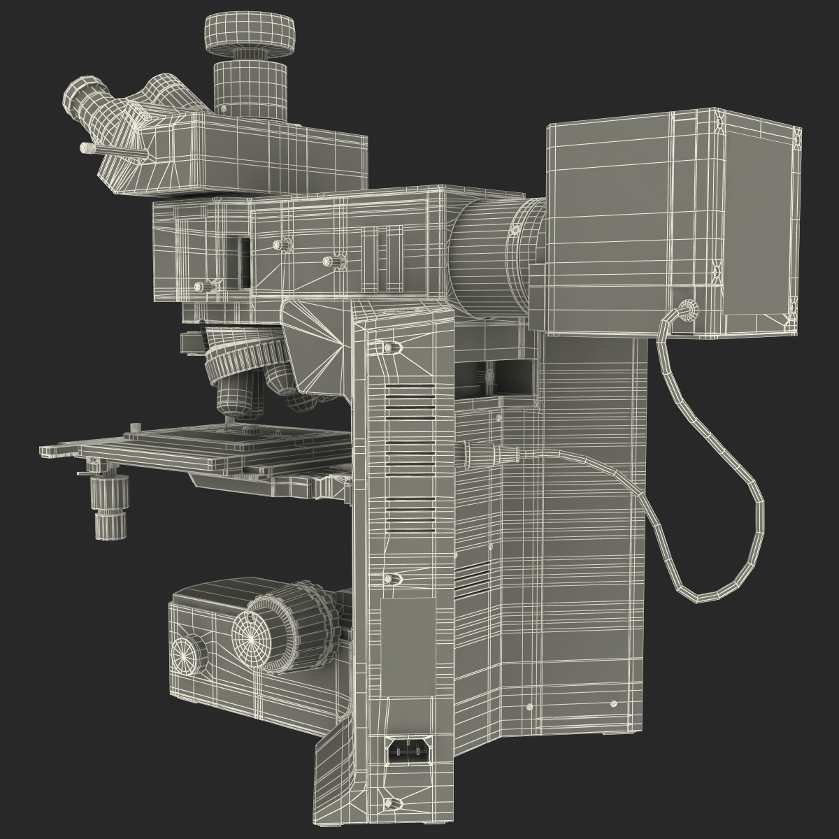 Microscope OLYMPUS BX51M 3D model