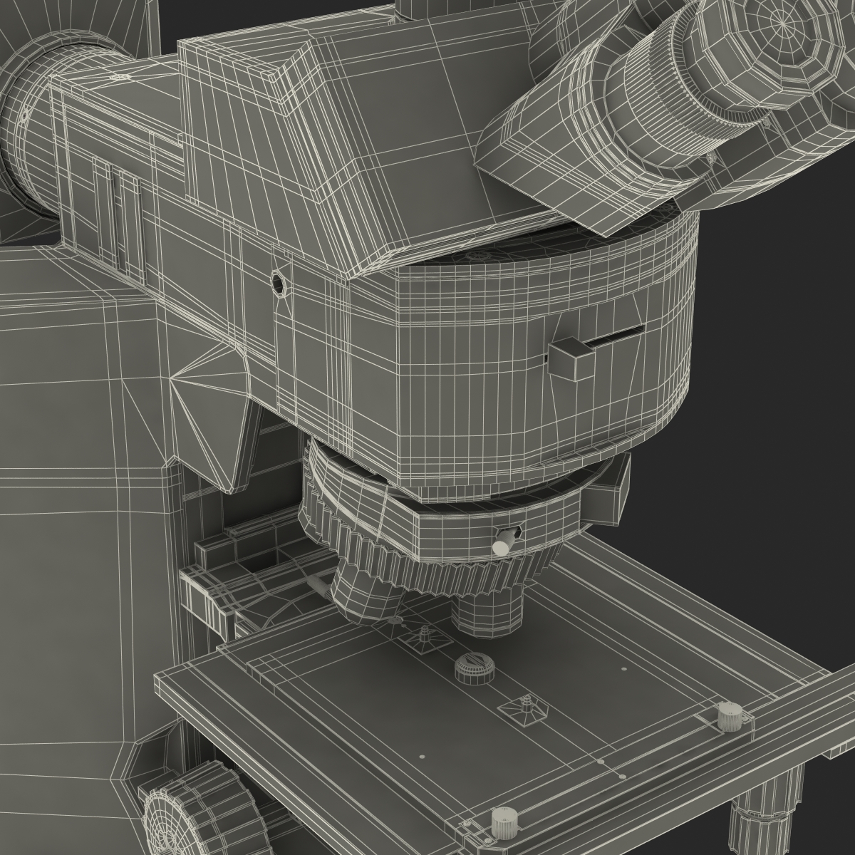 Microscope OLYMPUS BX51M 3D model