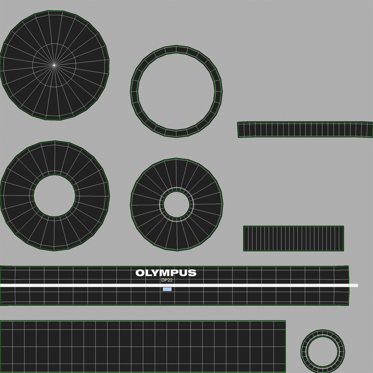 Microscope OLYMPUS BX51M 3D model