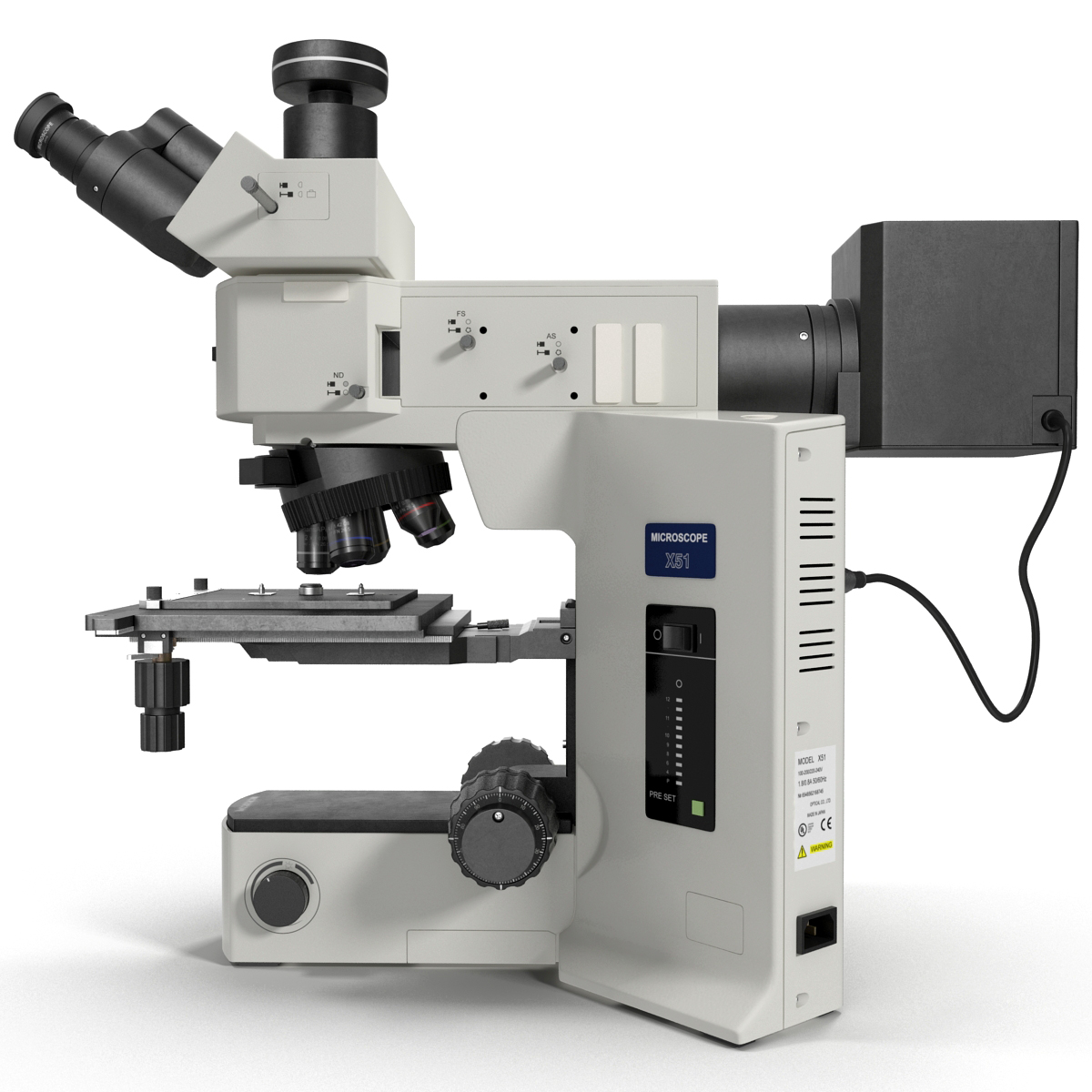 Professional Fluorescence Microscope Generic 3D model