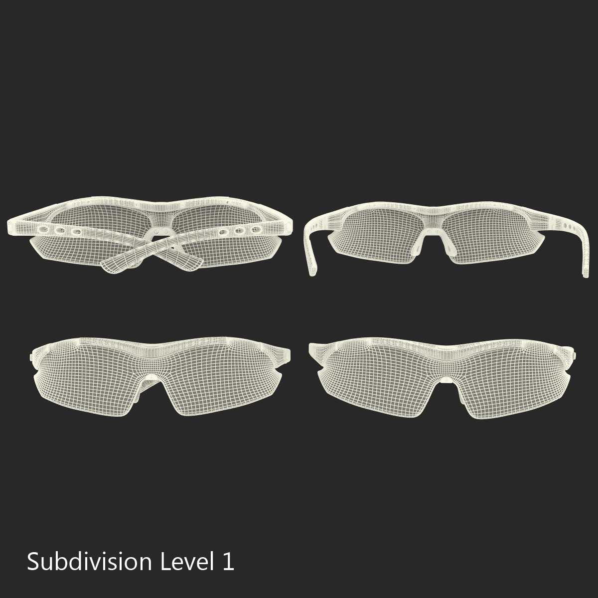 Sport Glasses Set 3D