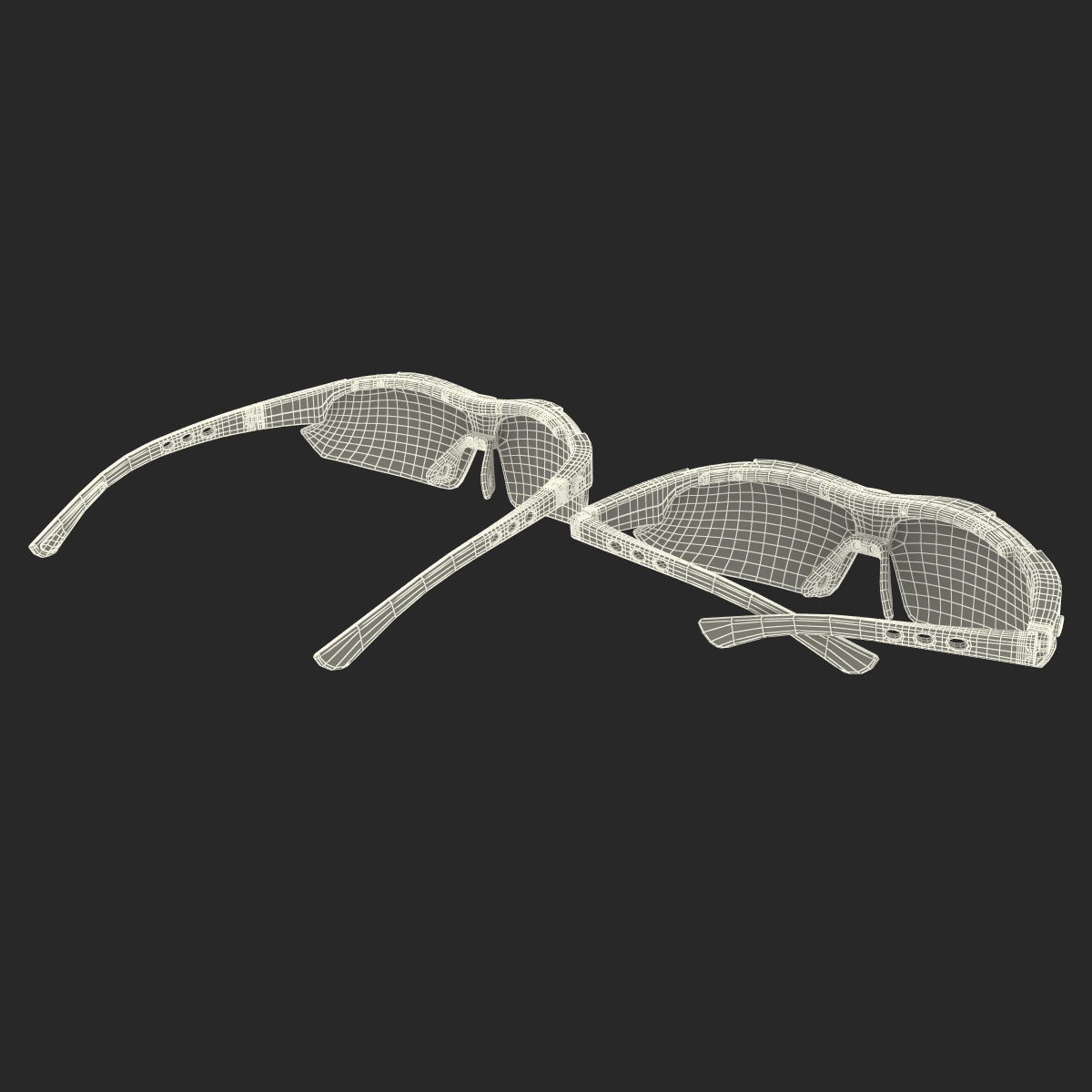 Sport Glasses Set 3D