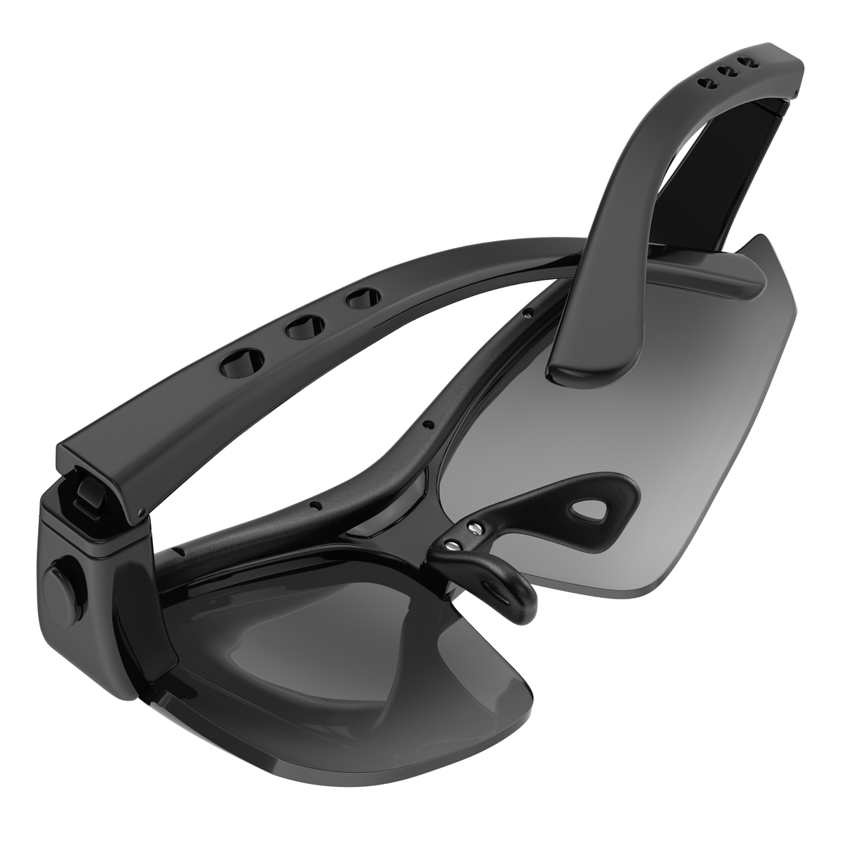 3D Sport Glasses 2 Black